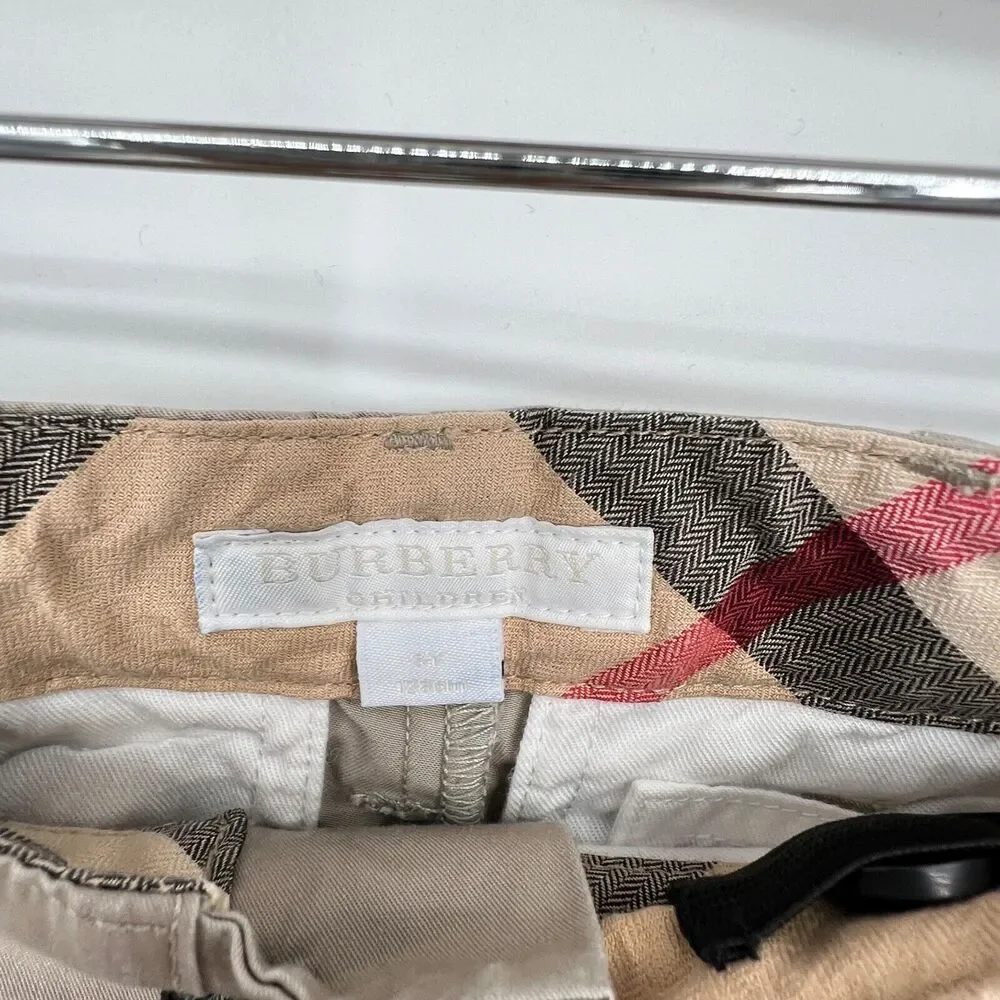 Burberry Children Boys 8Y Tan Chino Pants